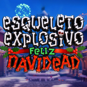 Esqueleto Explosivo Feliz Navidead